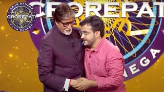 Big B के गले लगकर इस Male Player ने शुरू किया अपना Game खेलना  KBC Under 25 [upl. by Celinda]