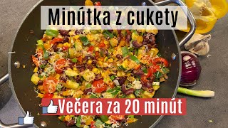 Rýchla a chutná cuketová panvica Minútka z cukety Cuketové špagety Večera za 20 minút [upl. by Santiago624]