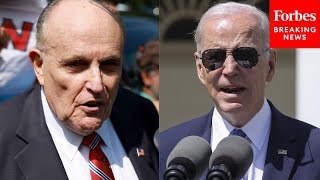 BREAKING NEWS Rudy Giuliani Announces Defamation Lawsuit Against President Biden [upl. by Pepper]