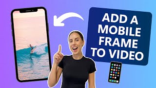 Add Mobile Phone Frame to Your Video InShot Tutorial [upl. by Ynohtnacram]