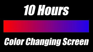 Color Changing RedVioletBlue Screen  Led Lights 10 Hours Fast [upl. by Klockau309]