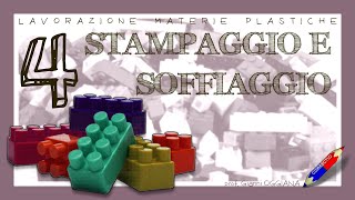 Lavorazione materie plastiche stampaggio e soffiaggio [upl. by Otreblif]