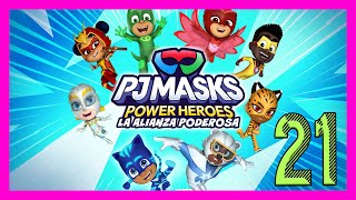 PJ Masks Power Heroes La Alianza Poderosa  Parte 21quotCuartel Power en Pijamas OscuroquotNo Comentado [upl. by Earahs727]