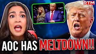 AOC BREAKS DOWN Over MASSIVE Trump Rally in New York City [upl. by Johnsson]