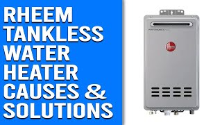 Rheem Tankless Water Heater Error Code E5 Understanding Troubleshooting and Resolving [upl. by Ferrel]