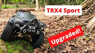 TRX4 Sport Uprdades  TRX4 Mods  Traxxas RC [upl. by Ahsieyt]