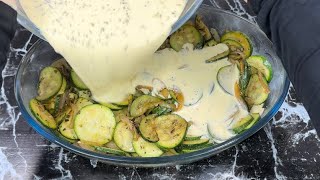 Ce n’est pas un gratin ni une quiche 🥒 Une nouvelle façon de cuisiner les courgettes 👩🏻‍🍳 [upl. by Elyse]