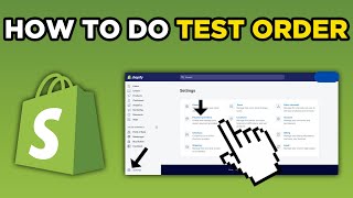 How to Place a Test Order in Shopify in 1 Minute [upl. by Cirted]