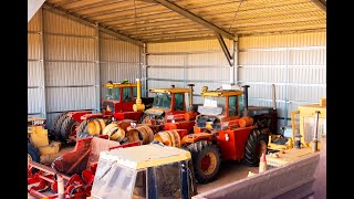 Erangy Spring Farm doing up three 1150 Versatiles tractors to pull the Airseeders [upl. by Nemsaj]