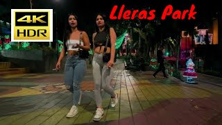 Touring Lleras Park On Chirstmas Medellin Colombia 4K HRD lleraspark [upl. by Mckeon]