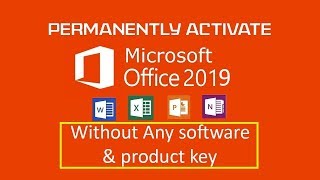 Install and activate Microsoft Office 2019 Pro Plus Retail Without any softwareampproduct keySafe100 [upl. by Osei196]