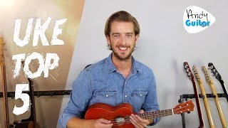 Top 5 Ukulele Songs  EASY CHORDS [upl. by Herbst]