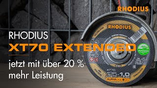 RHODIUS XT70 EXTENDED – jetzt mit über 20  mehr Leistung [upl. by Leinnad]