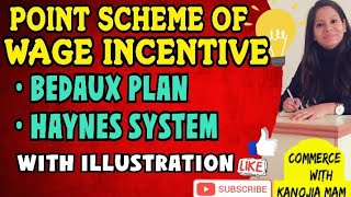 Bedaux plan  haynes system  Point scheme of wage payment  wage incentive plan  labour costing [upl. by Marcellus864]