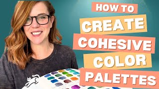 How to create cohesive color palettes in watercolor [upl. by Yneffit]