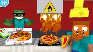 🍕 Work At Pizza Place  Minecraft Animation [upl. by Ninette]