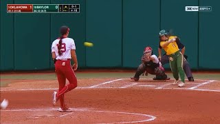 Oklahoma Sooners Softball VS Baylor Game 3  Highlights 2023 [upl. by Ahsikar]