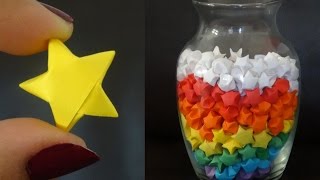 How to make lucky paper stars [upl. by Sylvie866]