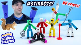 Stikbot Avatar Series UV Printed Figures with Rocker Vampire Pirate Review 2023 [upl. by Ahsilak665]