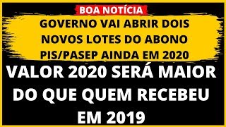 ATENÇÃO GOVERNO VAI LIBERAR MAIS DOIS LOTES DO PISPASEP VALOR SERÁ MAIOR QUE EM 2019 [upl. by Ahsemal]