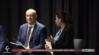 Pesaro boom di presenze nellanno da Capitale della Cultura [upl. by Ainirtak133]