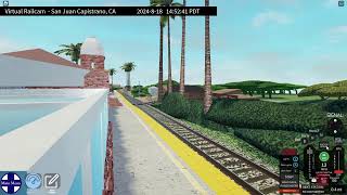 San Juan Capistrano Railcam ROBLOX [upl. by Abixah459]