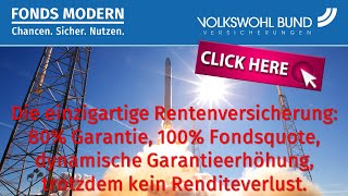 FONDS MODERN  Die fondsgebundene Rentenversicherung mit Garantie und ohne Renditeverlust [upl. by Perrins]