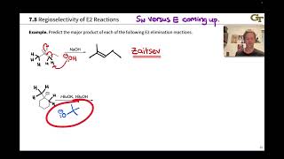 Regiochemistry and Stereochemistry of E2 Elimination [upl. by Velvet]