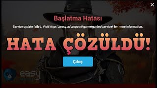 EAC BAŞLATMA HATASI  EAC Kaynaklı Oyuna Giriş Hatası Çözümü [upl. by Balas]