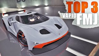 Vapid FMJ  Best TOP 3 Customization Paint Job Guide  GTA ONLINE [upl. by Aihk345]