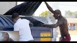 Reaction to Blind Man Garbage Water Prank pt 2 [upl. by Anirres797]