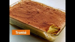 Auténtica receta italiana de Tiramisú [upl. by Eilliw]