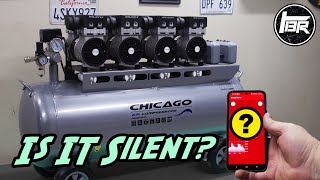 Silent Compressor Chicago Air Hush 150 Compressor Review [upl. by Zildjian]