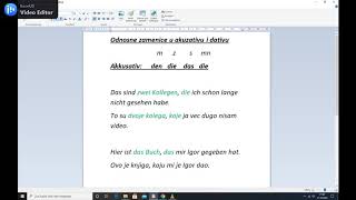 Deutsch B1 Odnosne zamenice u nemackom Relativpronomen [upl. by Ettevy]