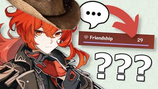 DILUC HAS BIZARRE HIDDEN FRIENDSHIP VOICE LINES 🤠 [upl. by Gower330]