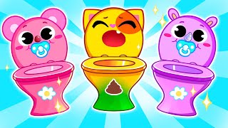 Little Potty Training for Kids  Family Time Songs by Toddler Zoo for Kids [upl. by Etnaed]