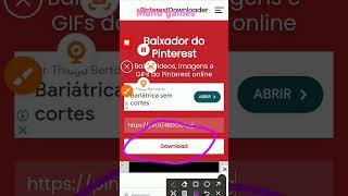 Baixar vídeos do Pinterest fácil e prático 💓💓 [upl. by Eira679]