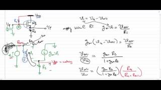 MOSFET Amplifiers  05 Common Drain Amplifier Biasing Source Follower Biasing [upl. by Akilaz]