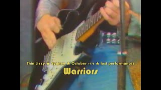 Thin Lizzy  Warriors ★HD  Live  Sydney Opera House  lost performances  1978 [upl. by Ainevuol]