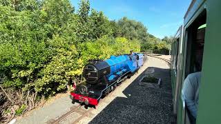 BRITAINS LARGEST MINIATURE RAILWAY JOURNEY…PEASHOLM STATION TO SCALBY MILLS AT SCARBOROUGH [upl. by Coffee138]