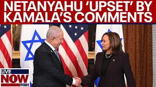 IsraelHamas war Netanyahu worried Kamala Harris remarks could hurt Gaza deal  LiveNOW from FOX [upl. by Aisiram]