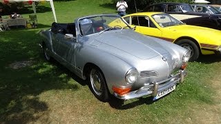 1971 Volkswagen Karmann Ghia 14 Cabrio Exterior and Interior Oldtimer Meeting BadenBaden 2015 [upl. by Aniela]