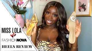 Fashionnova vs MissLola  Which Heels Are The Most Comfortable [upl. by Villiers]