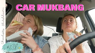 CAR MUKBANG VLIEGEN over NEDERLAND amp 1010 REGENBOOGTAART 🌈  WEEKVLOG 238  Charlotte Blitzblum [upl. by Ahsemit]