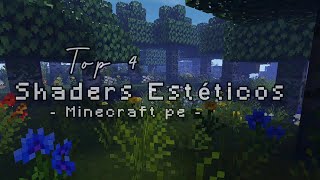 Aesthetic Shaders para Minecraft pe 🦋✨ [upl. by Ayikur]