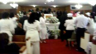 Praise Break at Homegoing ServiceThe Fields Family [upl. by Seidule837]