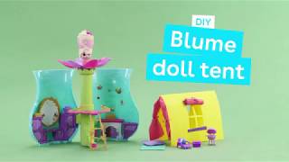 How to Make a DIY Blume Doll Tent  Creative Toys [upl. by Ahsad]