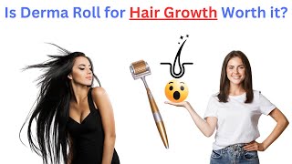 Derma Rolling and Hair Growth  Is it Worth it in 2023 [upl. by Nairred]