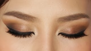 Easy Brown Smokey Eye Makeup Tutorial [upl. by Gennaro521]