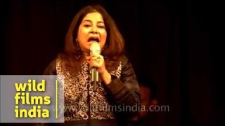 Rekha Bhardwaj performs Namak Ishq ka at Mussoorie Writers Festival [upl. by Silda]